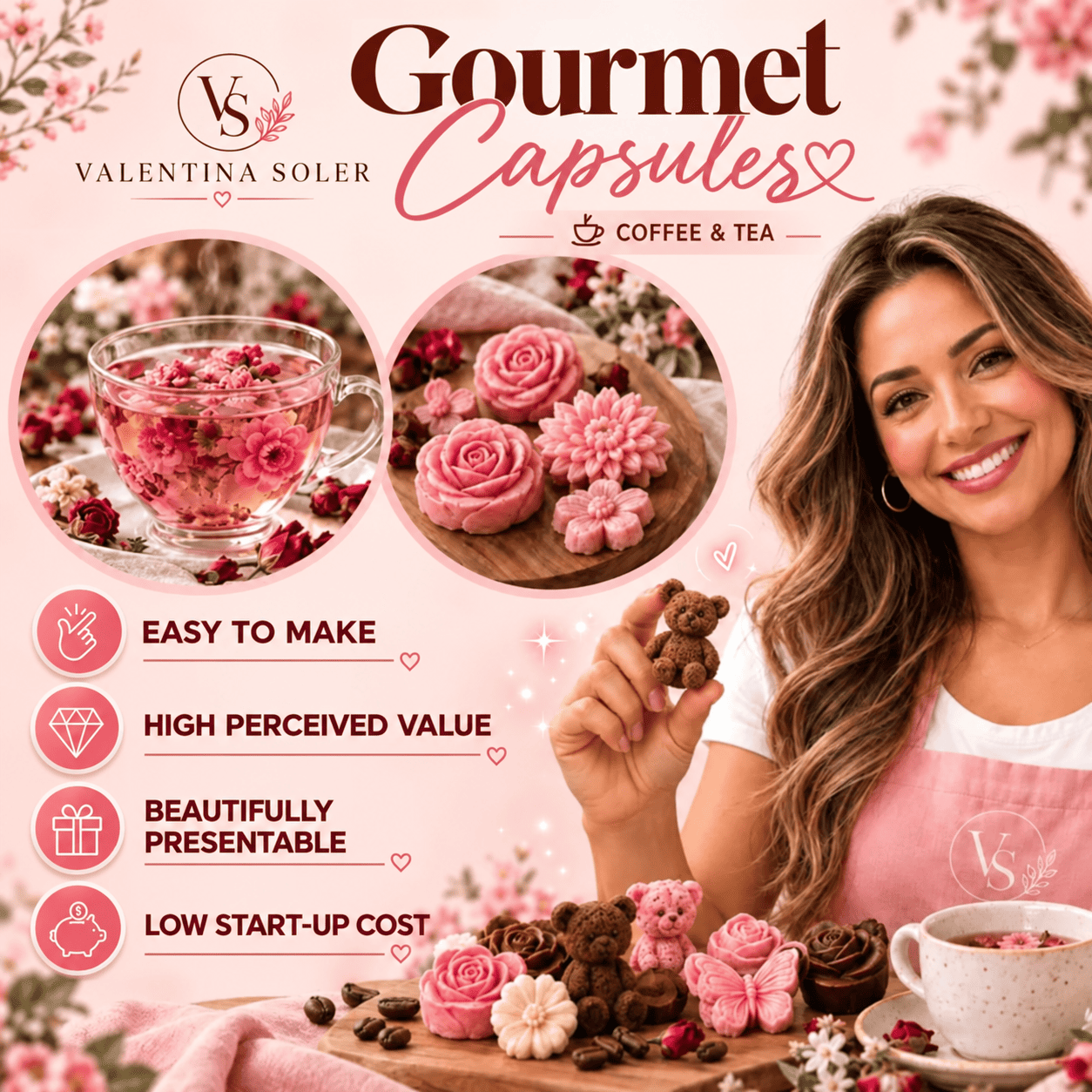 Gourmet coffee and tea creations: easy to make, beautifully presented, and made at home